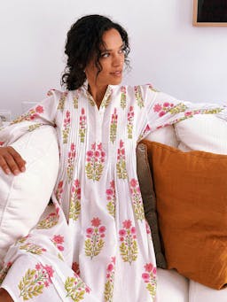 Zest botanical anjuna kaftan Dresses Pink City Prints    - Collagerie