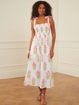 Zest botanical martina dress Dresses Pink City Prints    - Collagerie