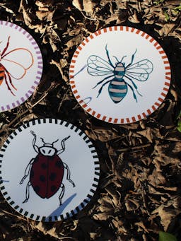 Beetle placemat Placemat Amuse La Bouche    - Collagerie