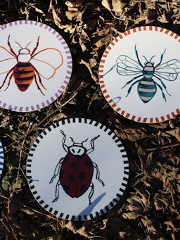 Wasp placemat Placemat Amuse La Bouche    - Collagerie