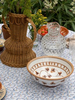 Round hobnail jug Glassware Sharland England    - Collagerie