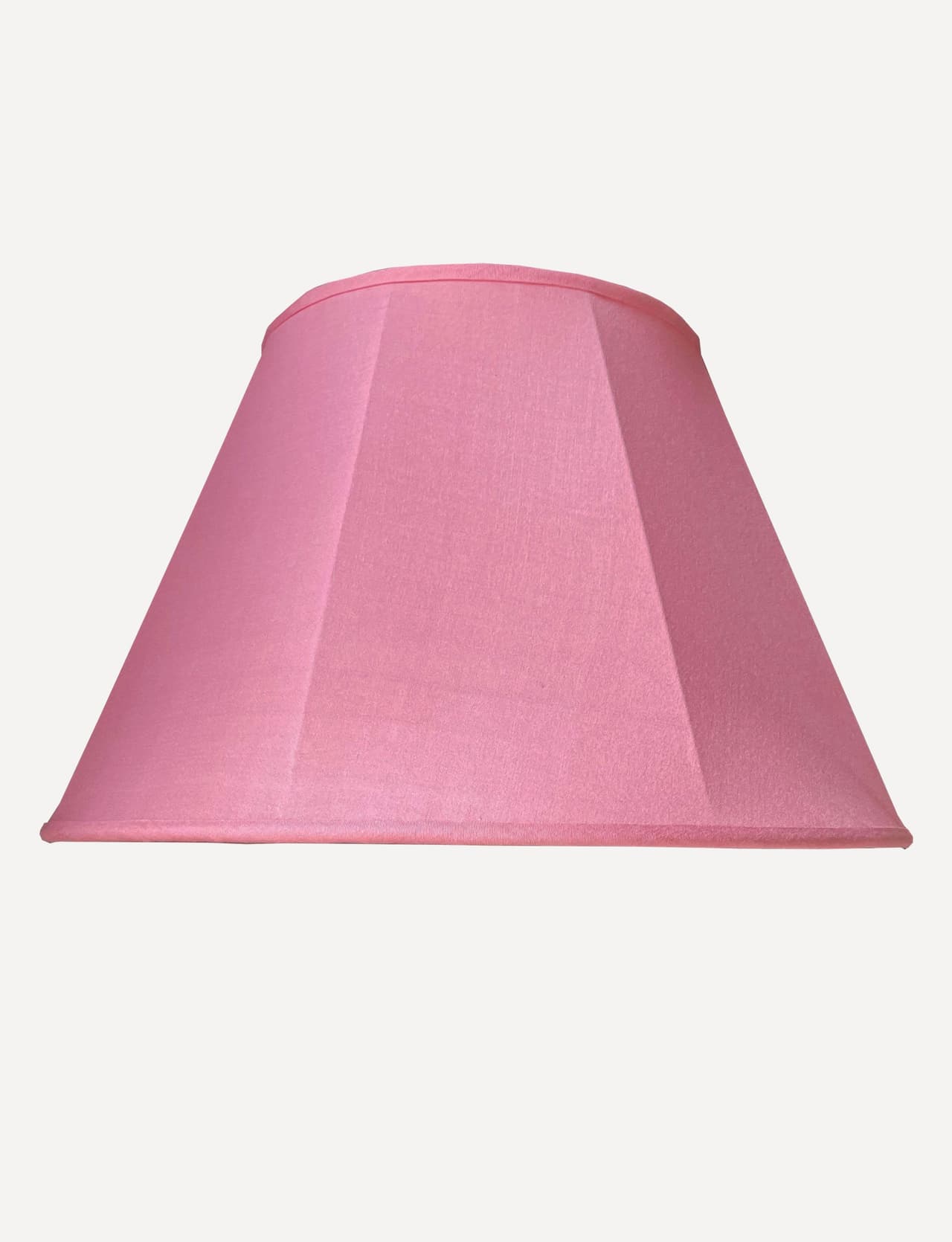 Octagon silk lampshade, rose