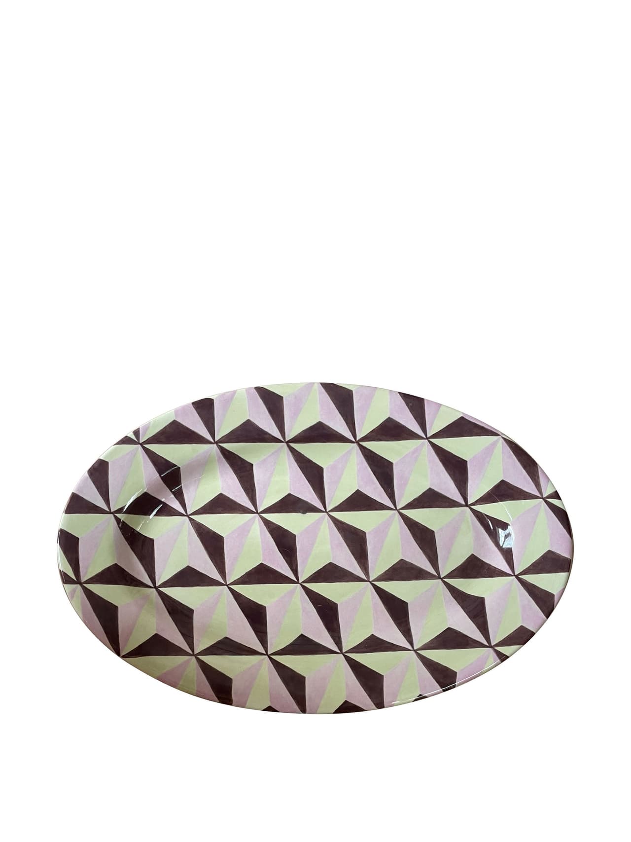 Starry eye platter, purple and green  Silo Studio    - Collagerie