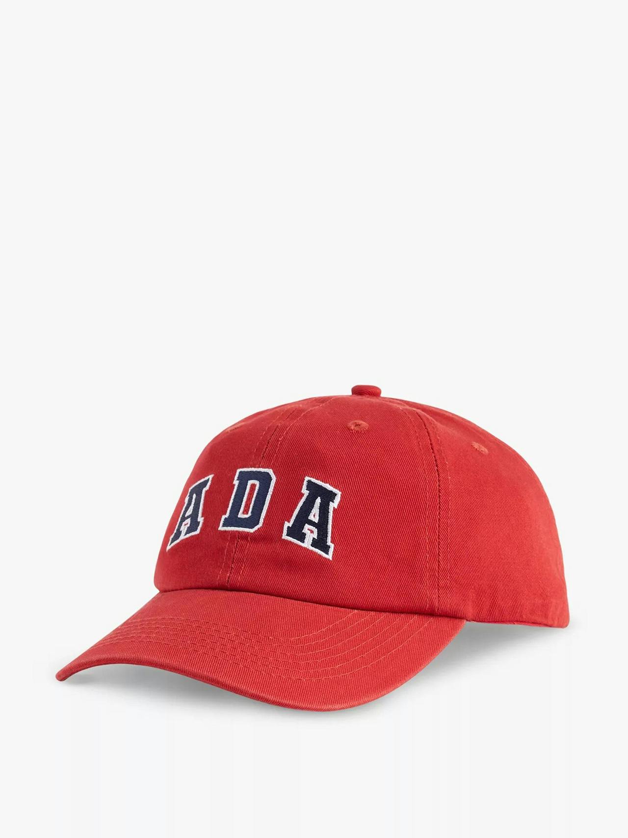 Brand-embroidered cotton baseball cap