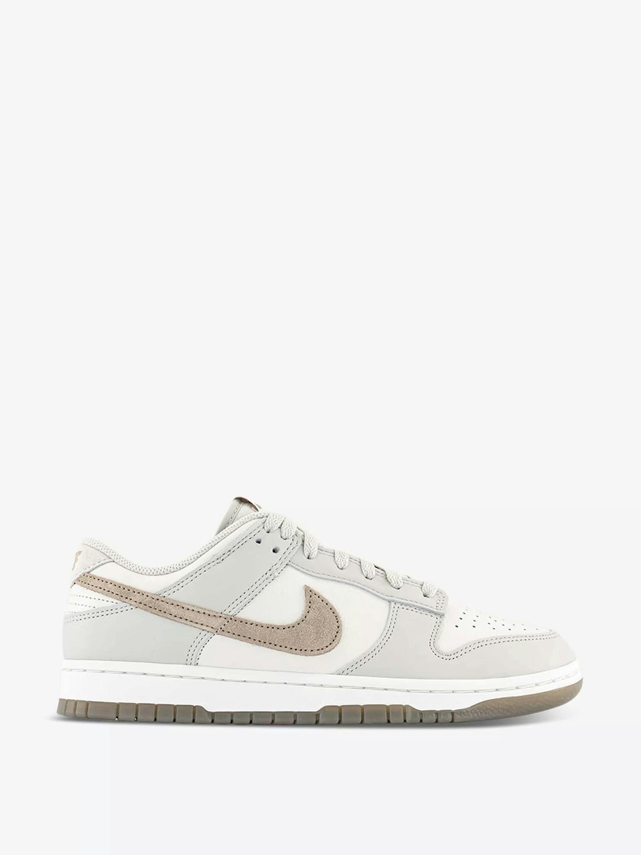 Dunk Low panelled leather low-top trainers