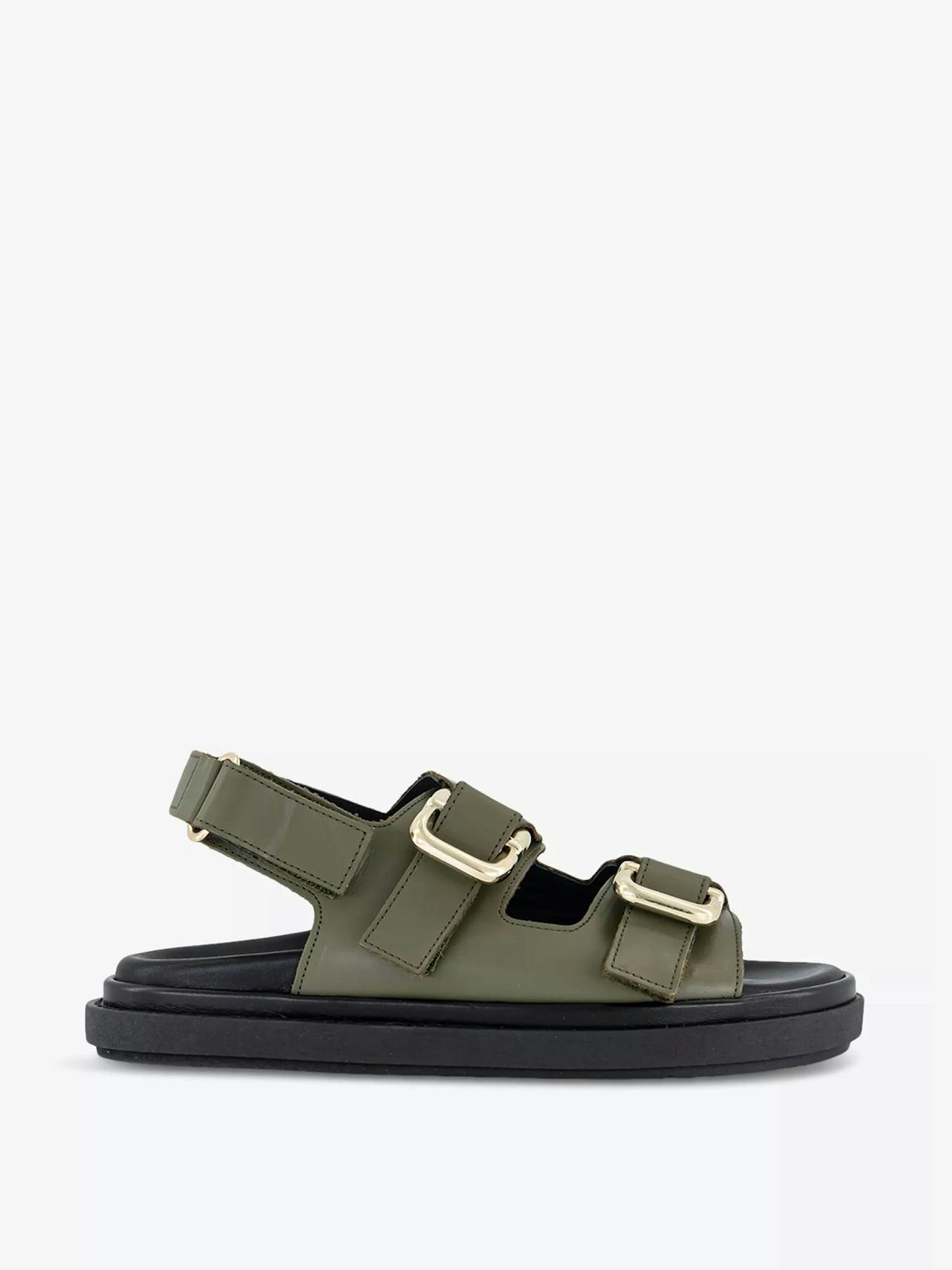 Harper buckle-straps leather sandals