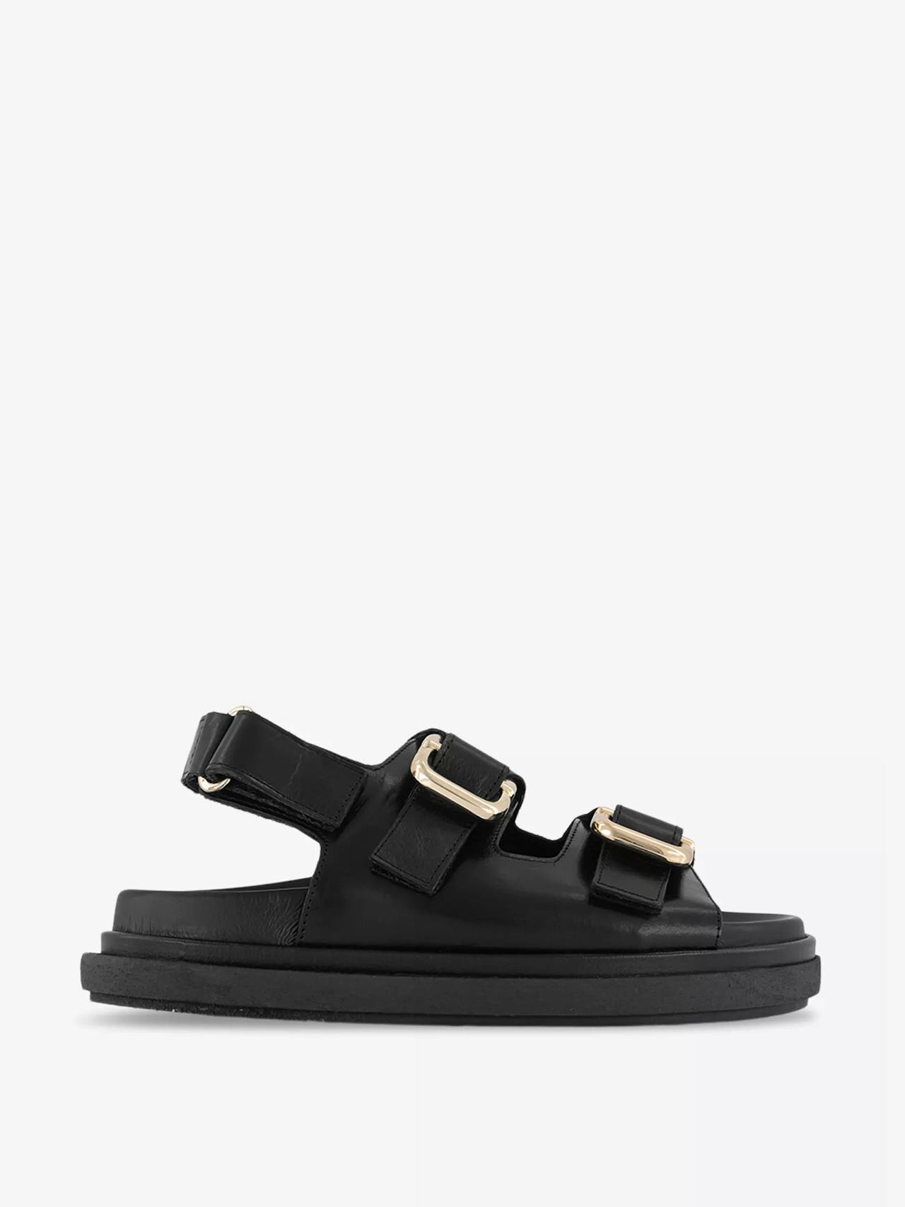 Harper buckle-straps leather sandals