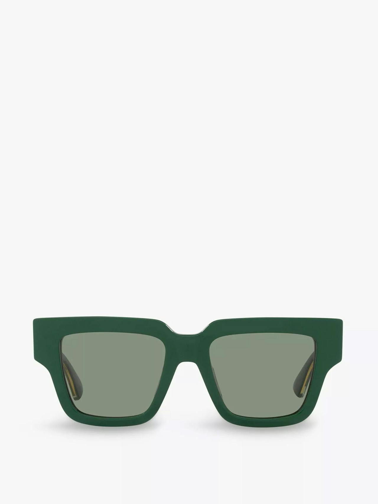 BV1276S rectangle-frame acetate sunglasses