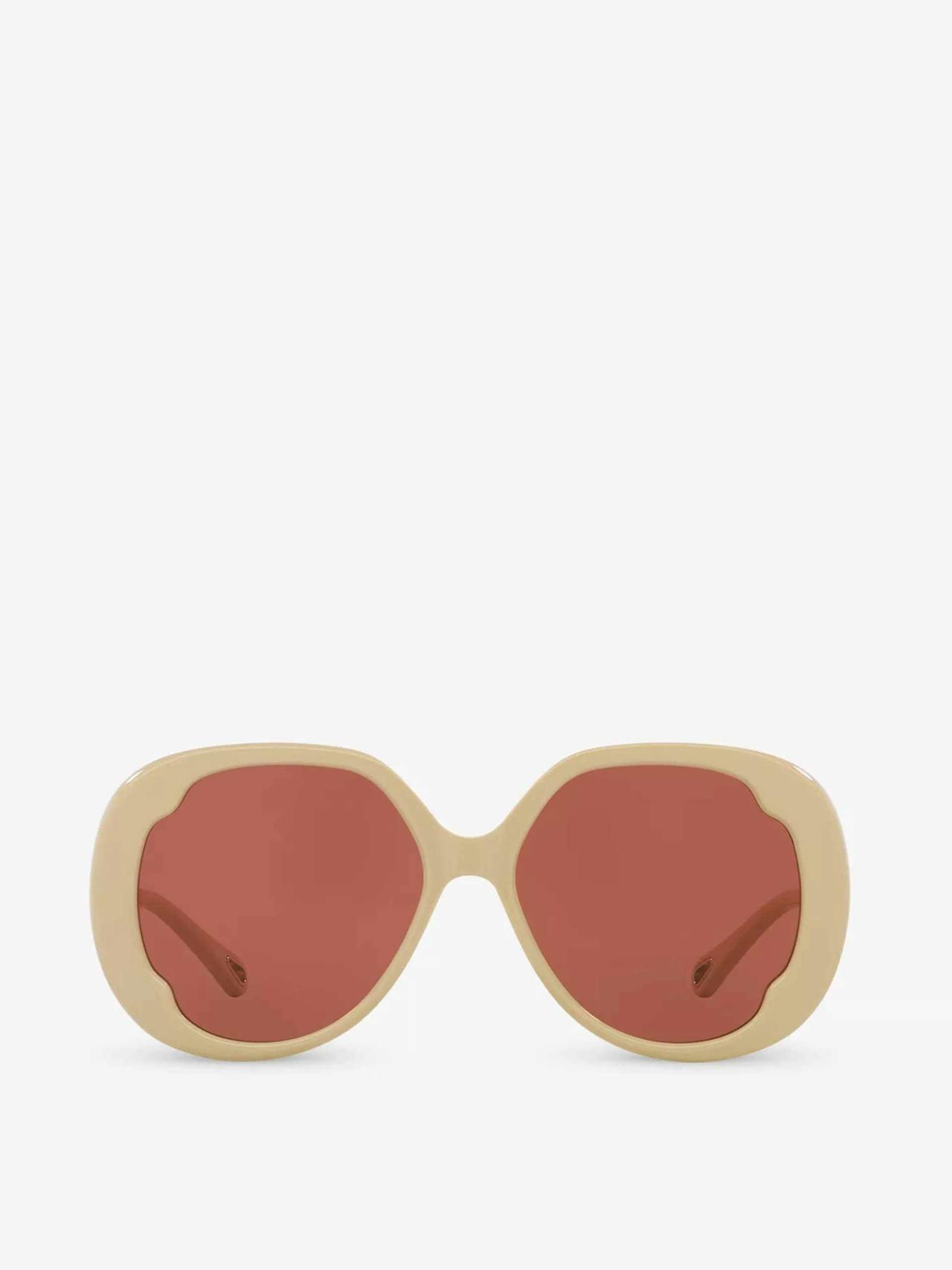 CH0195S round-frame acetate sunglasses