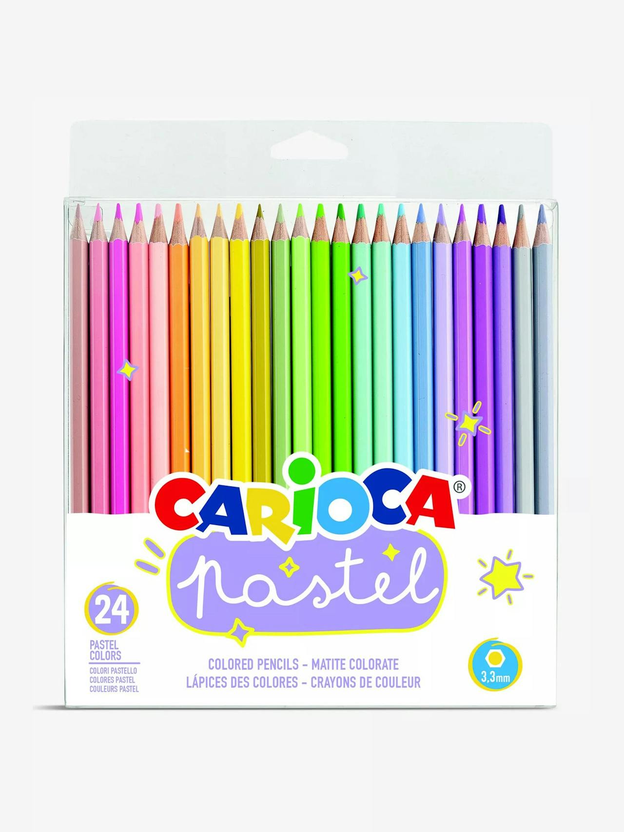 Pastel colouring pencil set
