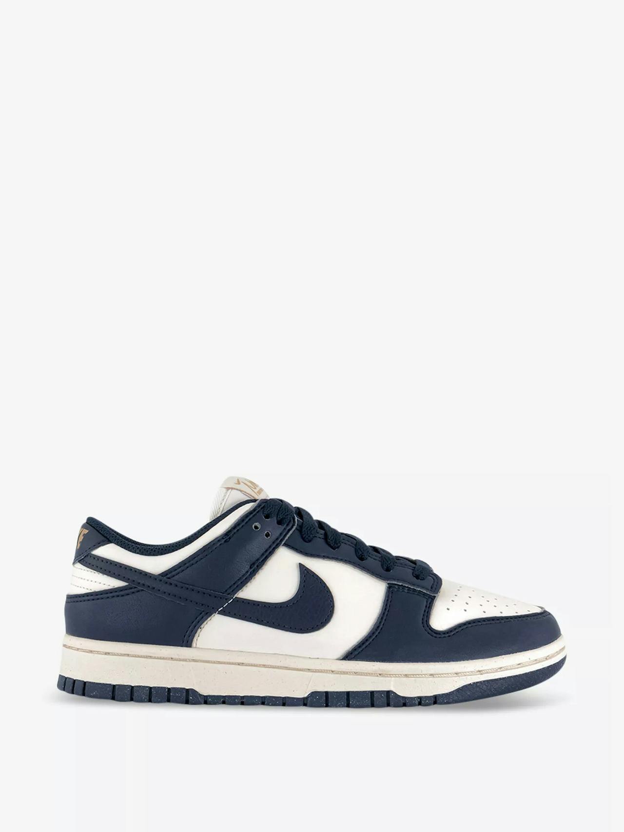 Dunk Low panelled leather low-top trainers