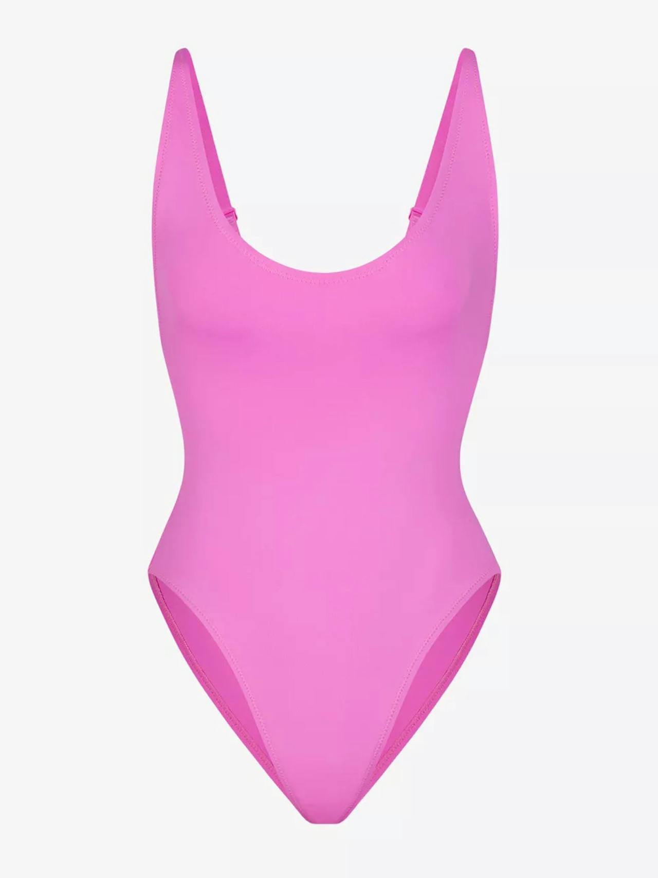 Signature Swim scoop-neck stretch recycled-nylon swimsuit