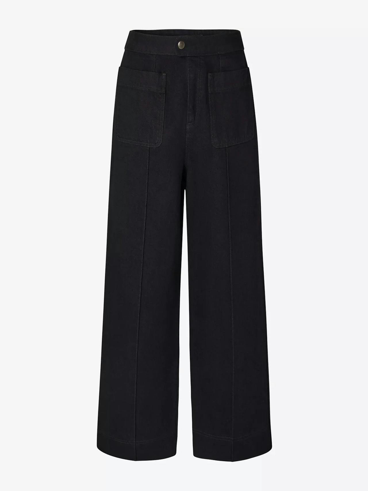 Harry wide-leg high-rise denim jeans