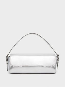 Silver Bonny baguette bag BAGS J&M Davidson    - Collagerie