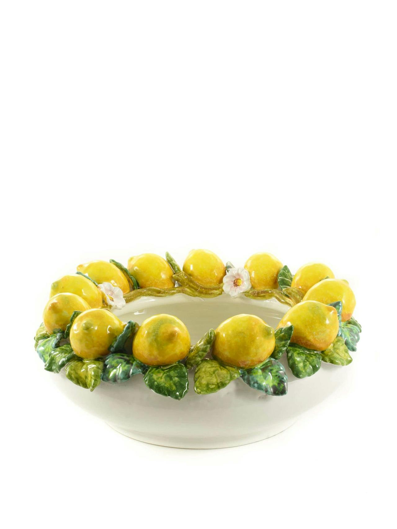 Handmade Tuscan lemon bowl