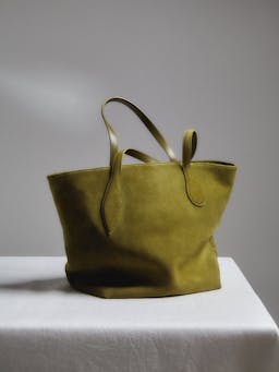 Army suede Sprout tote bag Bags Little Liffner    - Collagerie