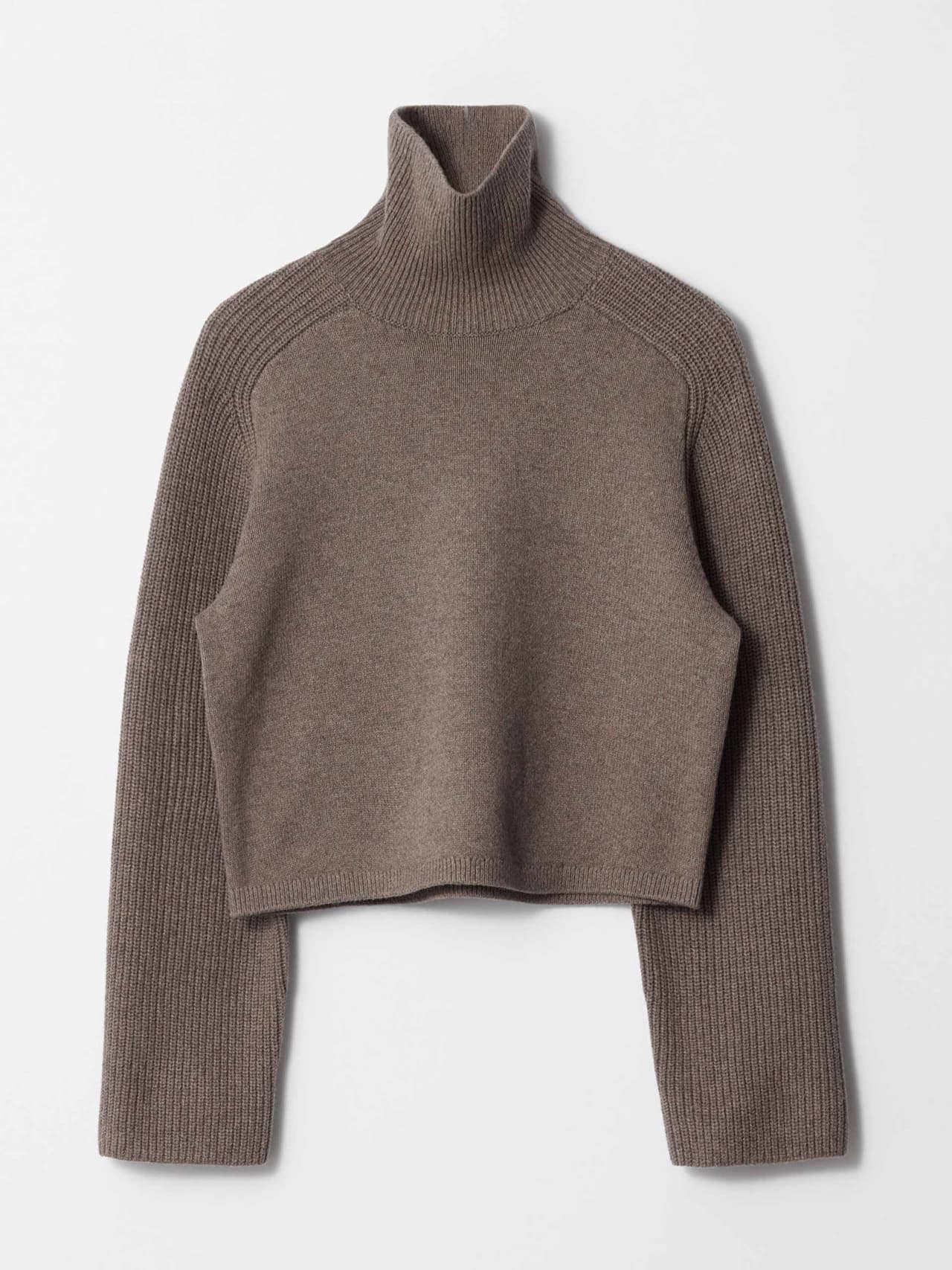 Boxy turtleneck jumper