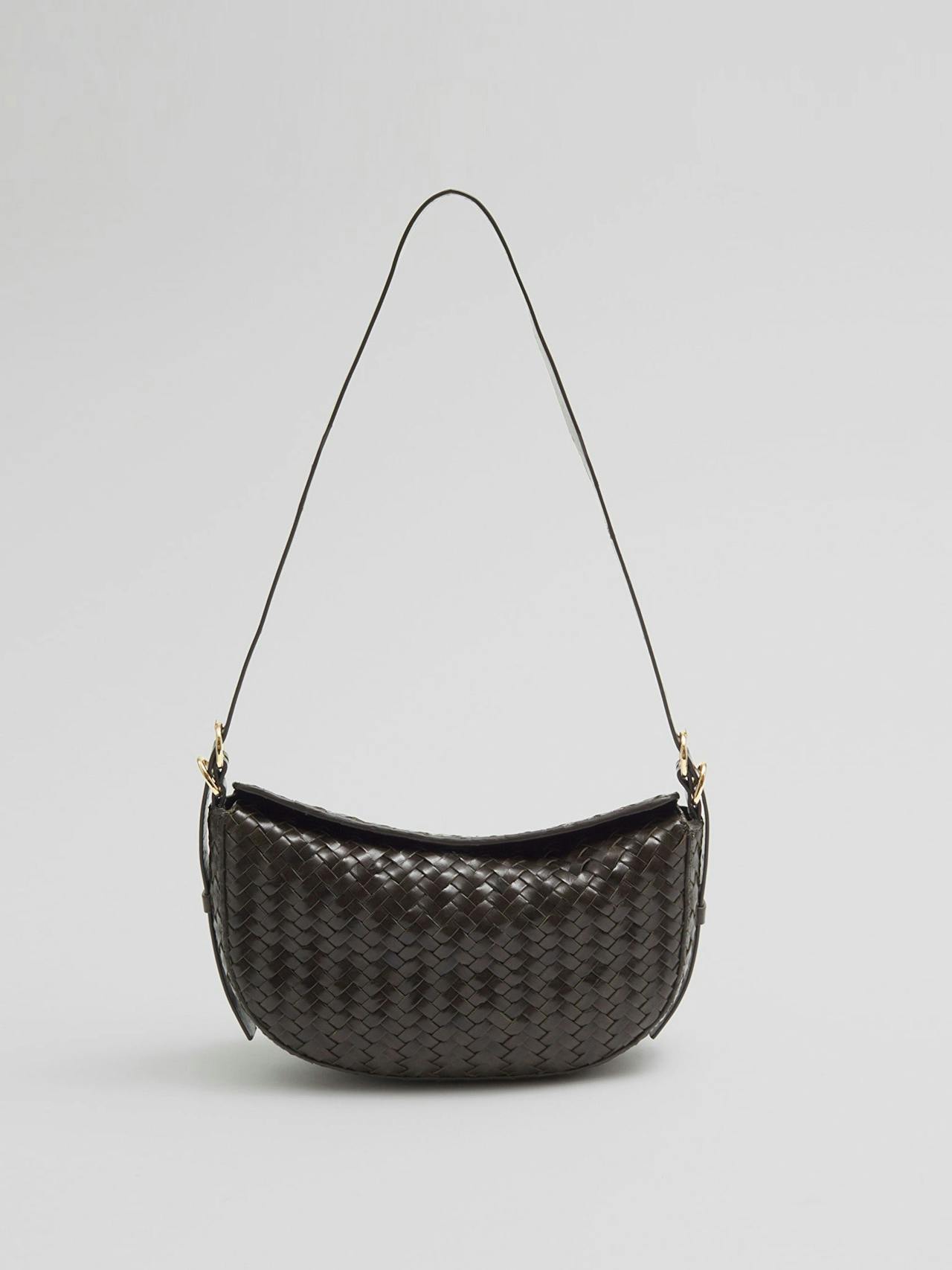 Braided shoulder bag