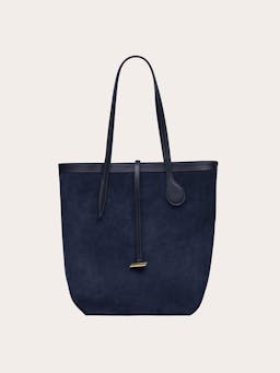 Navy suede tall sprout tote Sprout Tote Little Liffner    - Collagerie