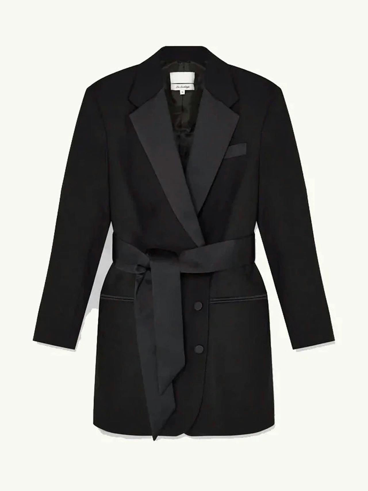 Black Nan tuxedo dress