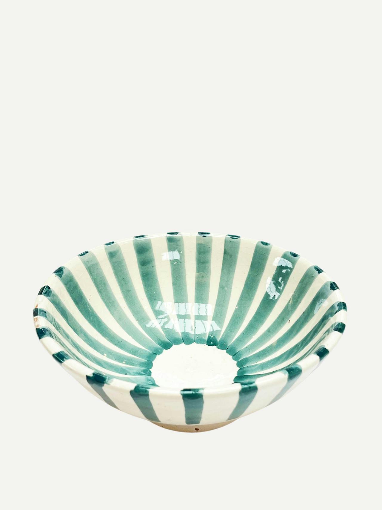 Turquoise serving bowl
