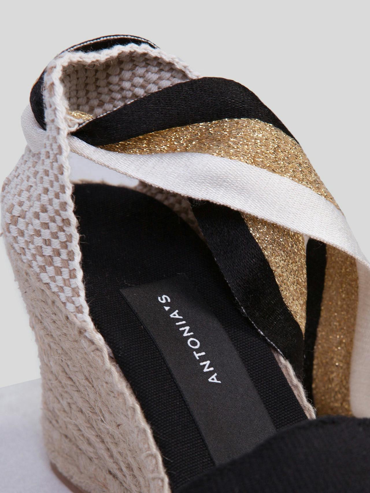 Gold Valença wedge espadrilles Shoes Antonia's    - Collagerie