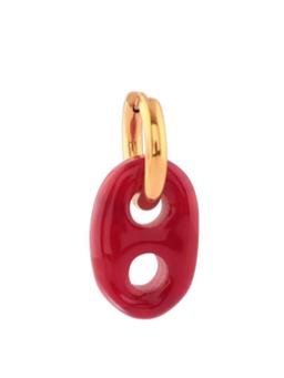 Mariner link red glass earring necklace Sandralexandra    - Collagerie