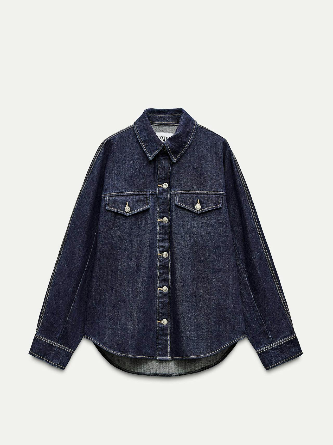 TRF denim overshirt