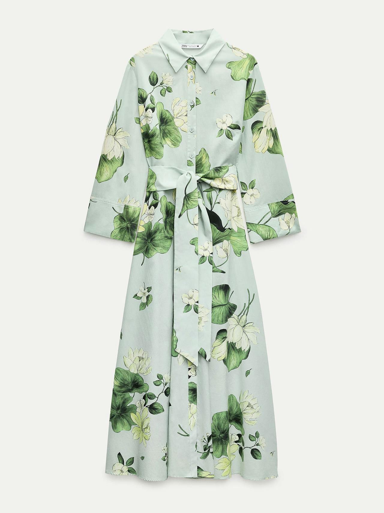 ZW Collection floral shirt dress