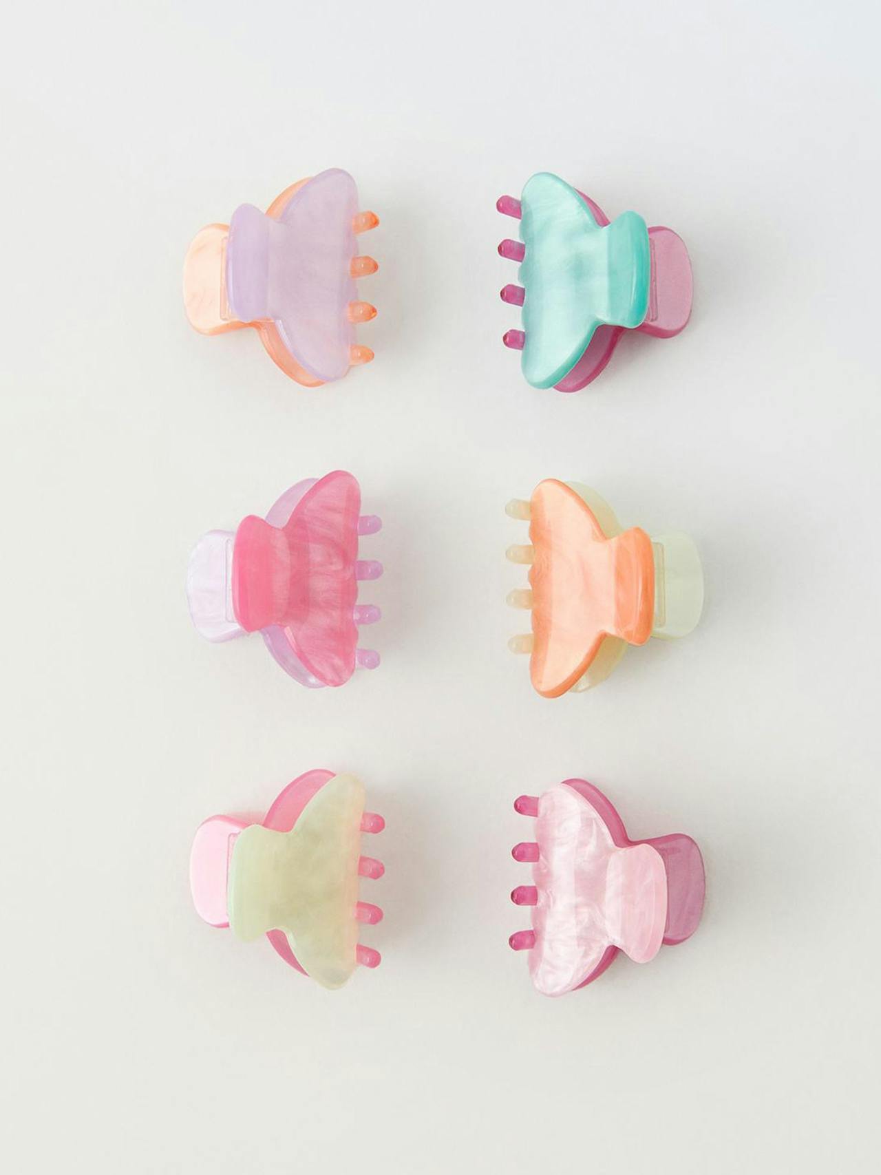 Hair clips (set of 6)