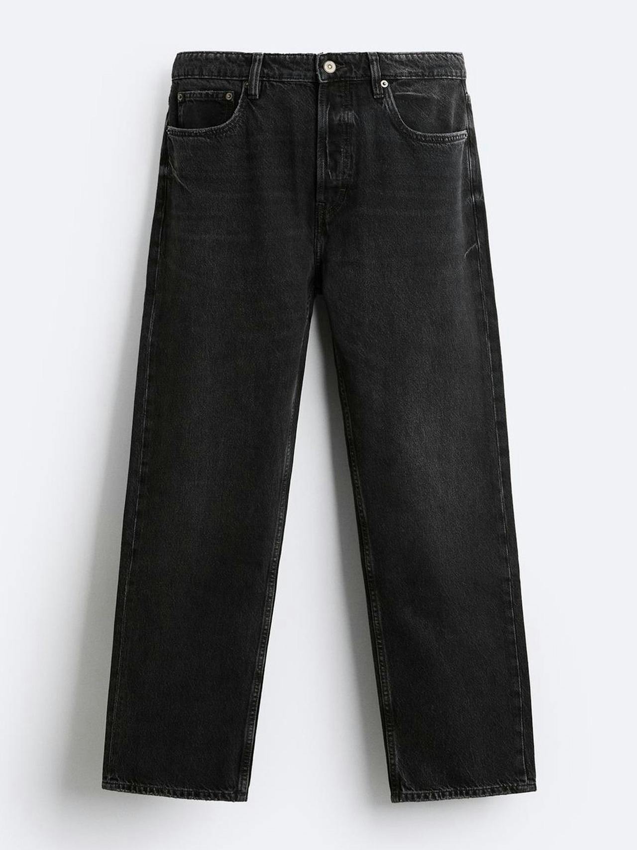 Straight-leg jeans