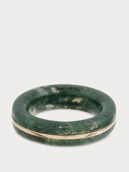 Essential green moss agate gem stacker ring Jewellery By Pariah    - Collagerie