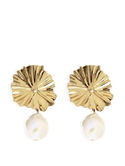 Gold pearl Amary earrings Jewellery By Alona    - Collagerie