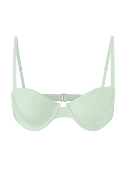 The Brigitte underwire bikini top Bikini Top Anemos Celadon XS  - Collagerie