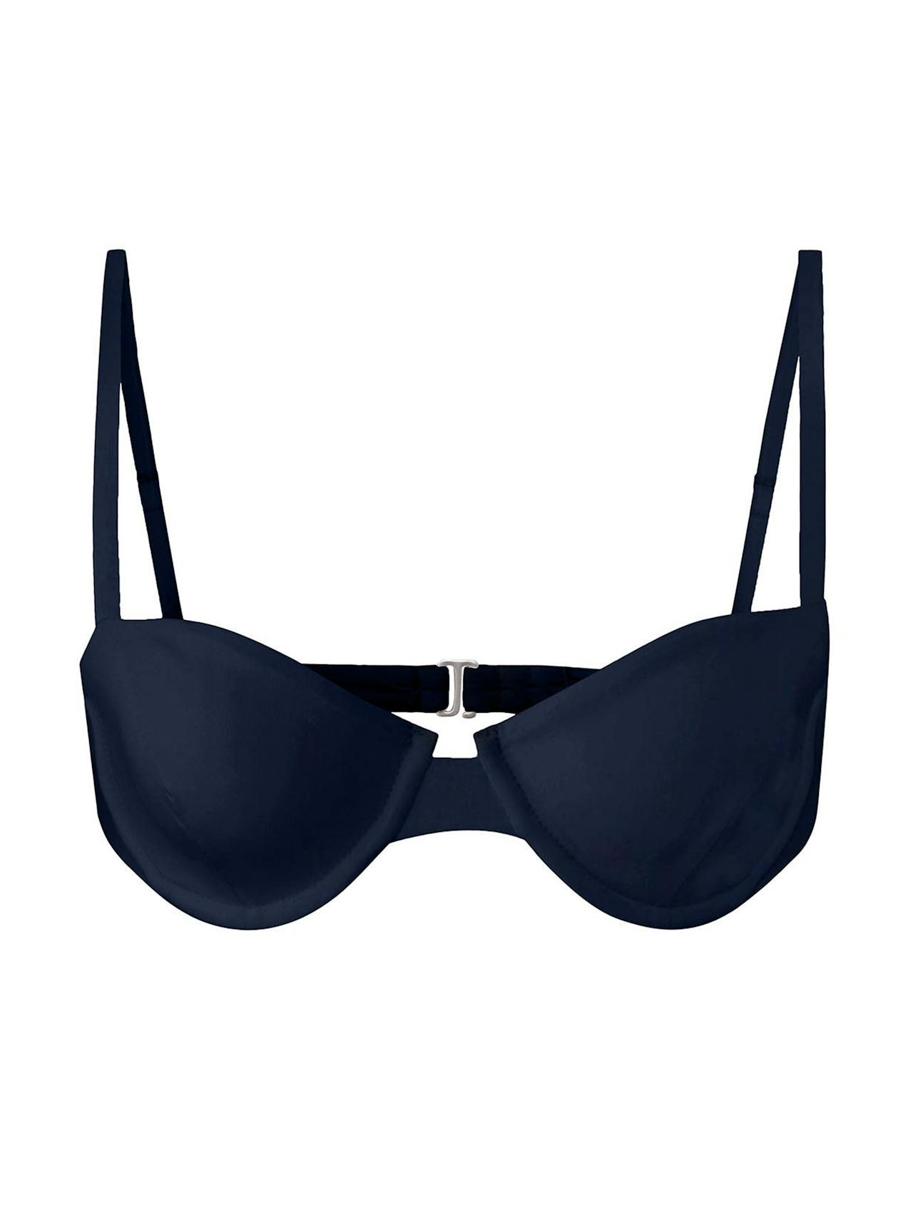 The Brigitte underwire bikini top Bikini Top Anemos Navy XS  - Collagerie