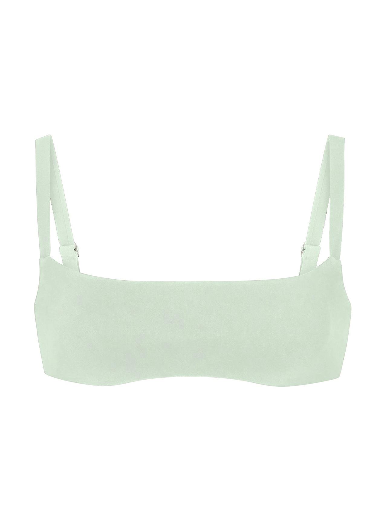 The Square Neck bikini top Bikini Top Anemos Celadon XS  - Collagerie