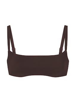 The Square Neck bikini top Bikini Top Anemos Espresso XS  - Collagerie