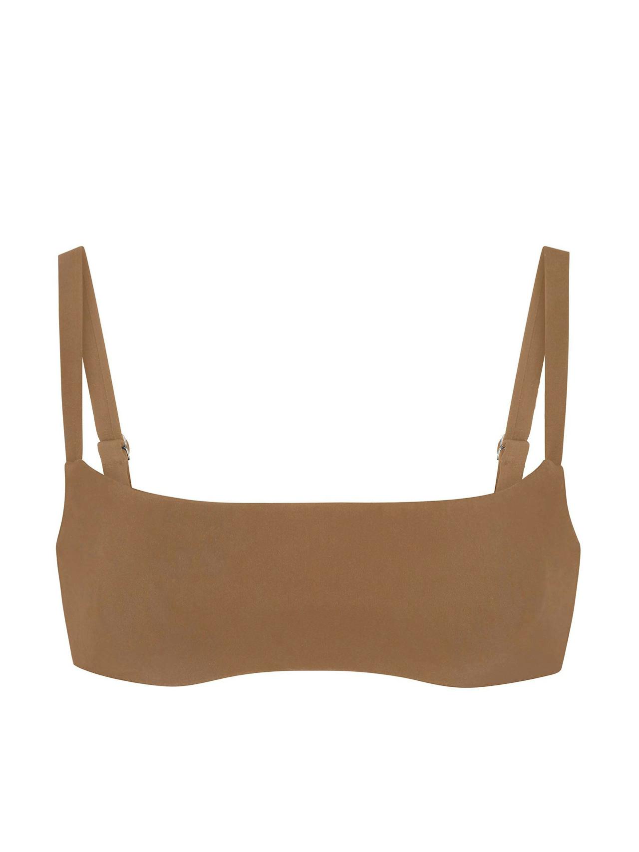 The Square Neck bikini top Bikini Top Anemos Sandstone XS  - Collagerie