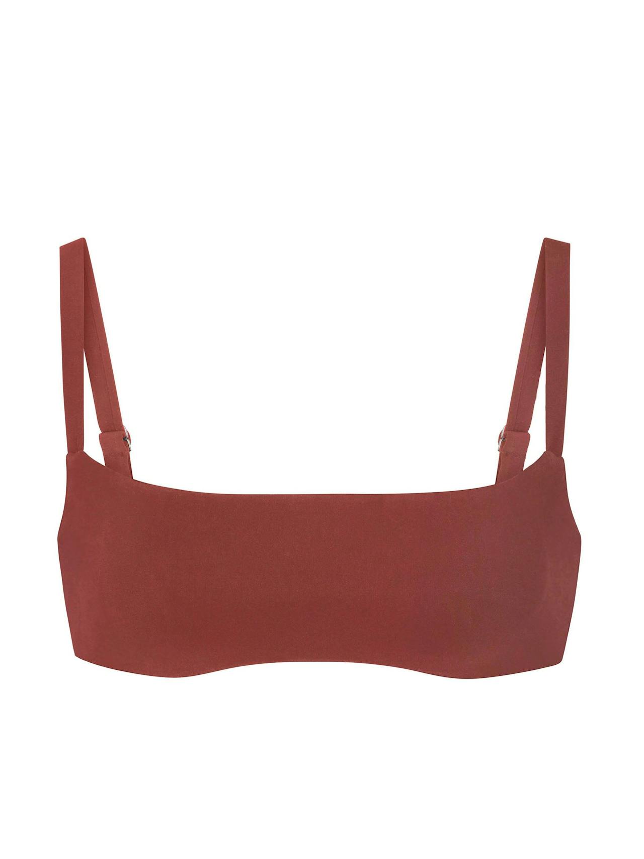 The Square Neck bikini top Bikini Top Anemos Umber S  - Collagerie