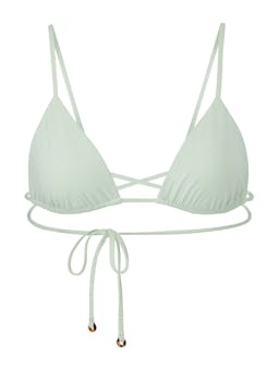 The Wrap Triangle bikini top Bikini Top Anemos Celadon XS  - Collagerie