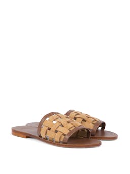 Tan brown Lounger slides Shoes A Piedi    - Collagerie