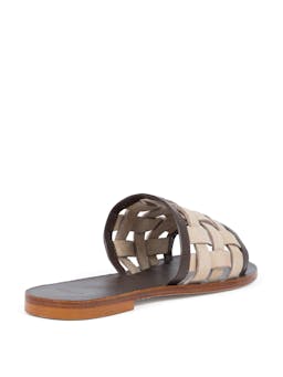 Beige and brown Lounger slides Shoes A Piedi    - Collagerie