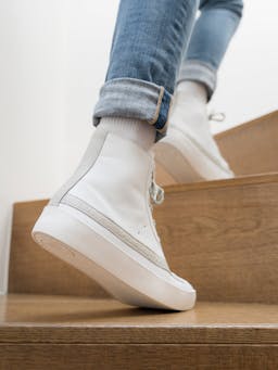 The Triple A high-top women's trainers  Sans Matin    - Collagerie