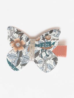 Liberty Strawberry print butterfly hairclip Kids Amaia    - Collagerie