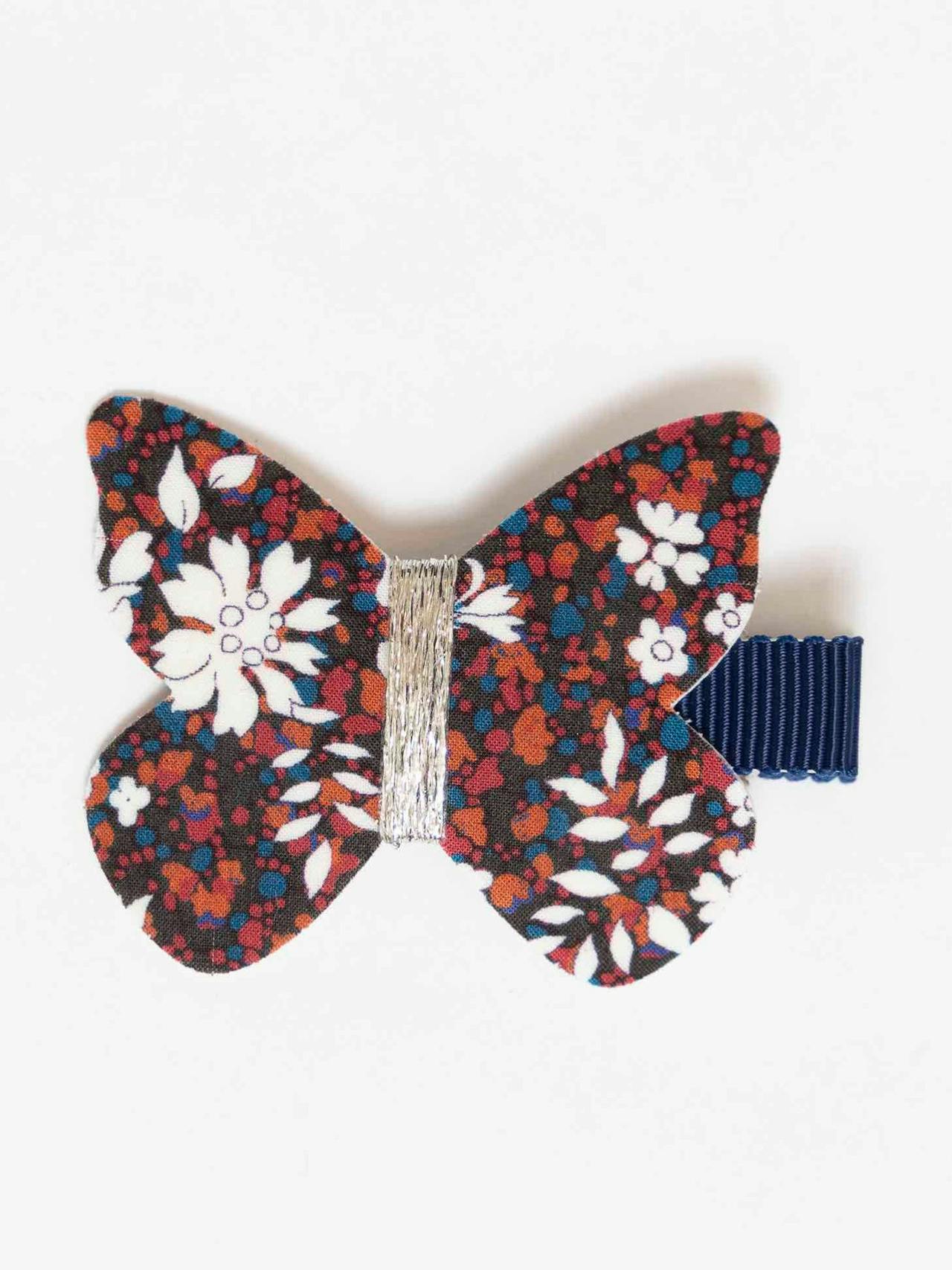 Liberty Piccadilly print butterfly hairclip Kids Amaia    - Collagerie