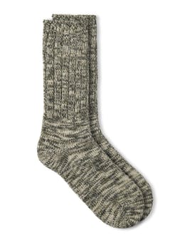 Women's green Really Warm socks Women's Socks Desmond & Dempsey    - Collagerie