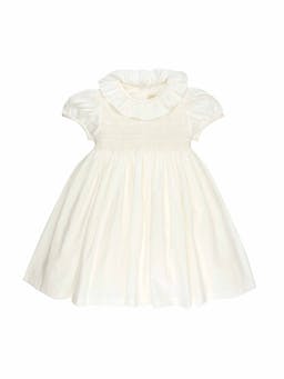 White Diana special occasion dress Kids Smock London    - Collagerie