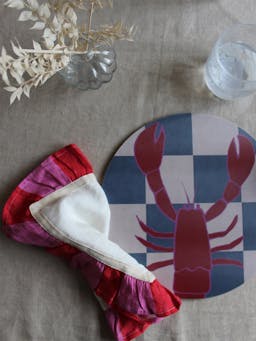 Lobster Placemat Placemat Amuse La Bouche    - Collagerie