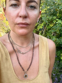 Smokey quartz beaded necklace Jewellery Lucy Delius    - Collagerie