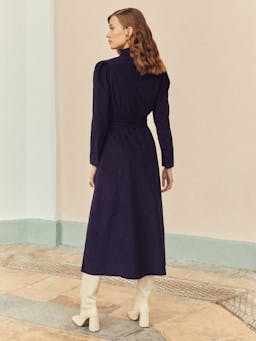 Valerie navy dress Clothing Beulah London    - Collagerie